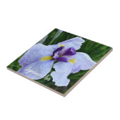 Japanse Iris Bloom Floral Tegeltje (Zijkant)