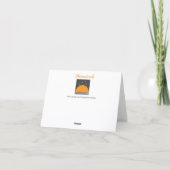 Japanse Iris Botanical Bedankkaart (Achterkant)