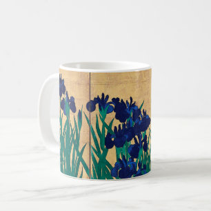 Japanse Irises (detail), Ogata Kōrin Koffiemok