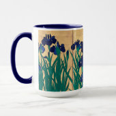 Japanse Irises (detail), Ogata Kōrin Mok (Links)