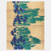 Japanse Irises, Ogata Kōrin Fleece Deken (Voorkant)