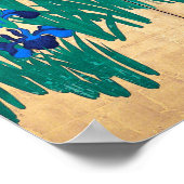 Japanse Irises, Ogata Kōrin Poster (Hoek)