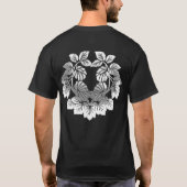 Japanse Ivy Wreath Crest - Tsuta no Maru Kamon T- T-shirt (Achterkant)