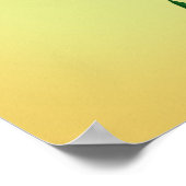 Japanse kaart bij het Biwa-meer Poster (Hoek)