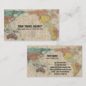  Japanse Kaart van de Wereld Visitekaartje (Voorkant / Achterkant)