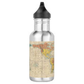 Japanse Kaart van de Wereld Waterfles (Rechts)