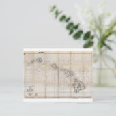 Japanse kaart van Hawaii Pearl Harbour 1939 (Staand voorkant)