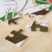 Japanse Kabuki Actor Art van Natori Shunsen 名 春 仙 Legpuzzel (Zijkant)