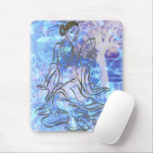 Japanse Kabuki Courtesan Fine Art Print Mousepad Muismat (Met muis)