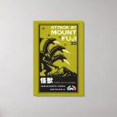 Japanse Kaiju Art Canvas Afdruk (Voorkant)