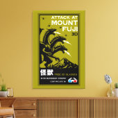 Japanse Kaiju Art Canvas Afdruk (Insitu (Woonkamer))