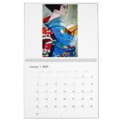 Japanse kalender voor Geisha en Koi Art (Jan 2027)