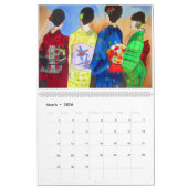 Japanse kalender voor Geisha en Koi Art (Mar 2026)