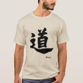Japanse kalligrafie Kanji"Michi" T-shirt (Voorkant)