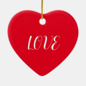 Japanse kalligrafie van Kanji Character Love Ceram Keramisch Ornament (Achterkant)