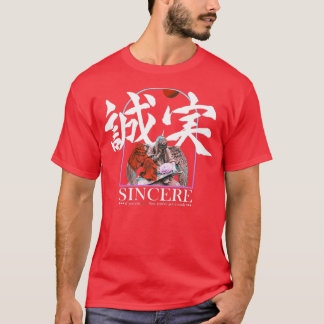 Japanse kalligrafie van Sincere T-shirt