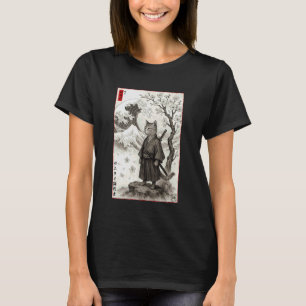Japanse Kanagawa Edo-schilderkunst Ukiyo-e Samurai T-shirt