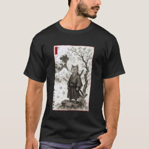Japanse Kanagawa Edo-schilderkunst Ukiyo-e Samurai T-shirt