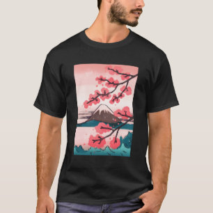 Japanse Kanji Cherry Blossom Tokio Japan Natuur J T-shirt
