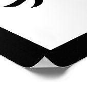 Japanse Kanji for Beauty - Bi Poster (Hoek)