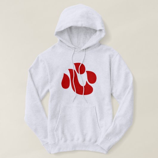 Japanse Kanji Heart 【 Shin/Kokoro 】 心 Hoodie (Design voorkant)