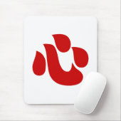 Japanse Kanji Heart 【 Shin/Kokoro 】 心 Muismat (Met muis)