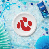 Japanse Kanji Heart 【 Shin/Kokoro 】 心 Papieren Bordje (Feest)