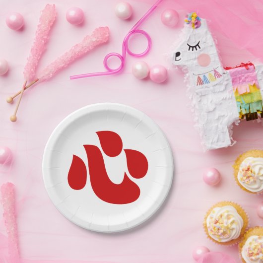 Japanse Kanji Heart 【 Shin/Kokoro 】 心 Papieren Bordje (Feest)