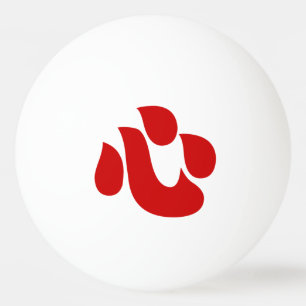 Japanse Kanji Heart 【 Shin/Kokoro 】 心 Pingpongbal