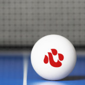 Japanse Kanji Heart 【 Shin/Kokoro 】 心 Pingpongbal (Net)