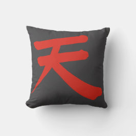 Japanse Kanji “Lucht/ Hemel” Kussen