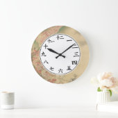 Japanse Kanji Number Clock Maple Trees Art Grote Klok (Huis)