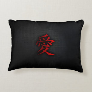 Japanse kanji pillow decoratief kussen