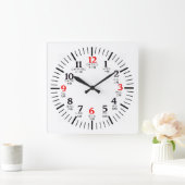 Japanse Kanji tekenmerken Numerals Home Kantoor Vierkante Klok (Huis)