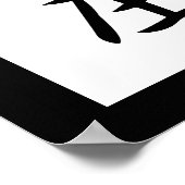 Japanse Kanji voor Accupressure - Shiatsu Poster (Hoek)