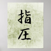 Japanse Kanji voor Accupressure - Shiatsu Poster (Voorkant)