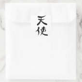 Japanse kanji voor Angel Vierkante Sticker (Tas)