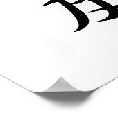 Japanse Kanji voor Beste Vriend - Shinyuu Poster (Hoek)