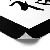 Japanse Kanji voor Bliss - Shifuku Poster (Hoek)