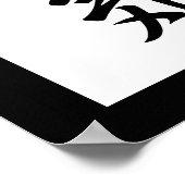 Japanse Kanji voor Courage - Yuuki Poster (Hoek)