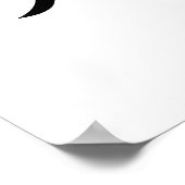 Japanse Kanji voor de dood - Shi Poster (Hoek)