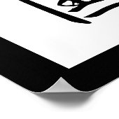 Japanse Kanji voor de hemel - Tengoku Poster (Hoek)