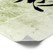 Japanse Kanji voor de strijd tegen gedistilleerde Poster (Hoek)