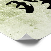 Japanse Kanji voor dienst - Giri Poster (Hoek)