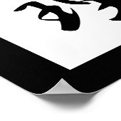 Japanse Kanji voor dienst - Giri Poster (Hoek)