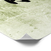 Japanse Kanji voor draak - Ryuu Poster (Hoek)