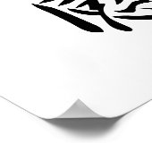 Japanse Kanji voor empathie - Kyoukan Poster (Hoek)