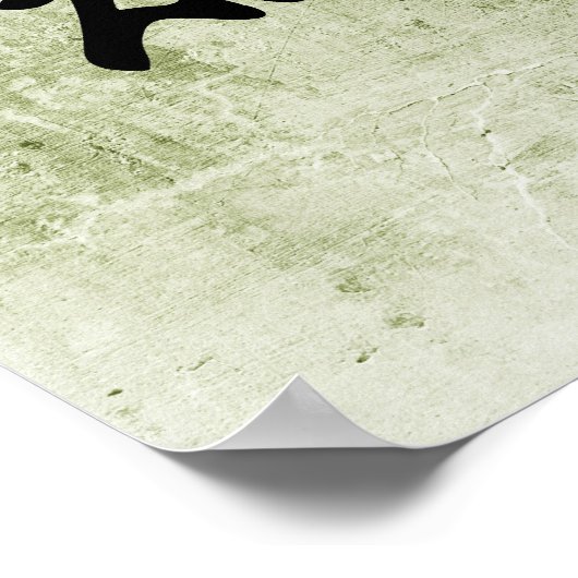 Japanse Kanji voor Enigma - Nazo Poster (Hoek)