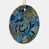 Japanse Kanji voor Fireworks - Hanabi Keramisch Ornament (Rechts)