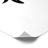 Japanse Kanji voor Flower - hana Poster (Hoek)